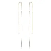 Needle & Thread Earrings / Silver