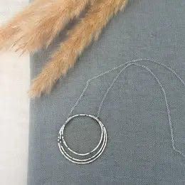 Silver Circle Necklace