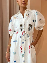 Load image into Gallery viewer, Graffiti Shirt Dress-&gt; SOLD OUT
