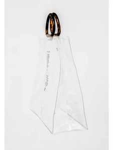 Vinyl Clear-Tortoise Bag