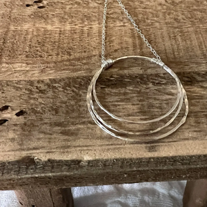 Silver Circle Necklace