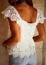 Load image into Gallery viewer, Crochet Ruffle Top
