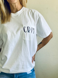 CRZY Tee WHT