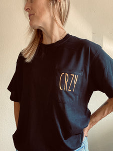 CRZY Tee BLK