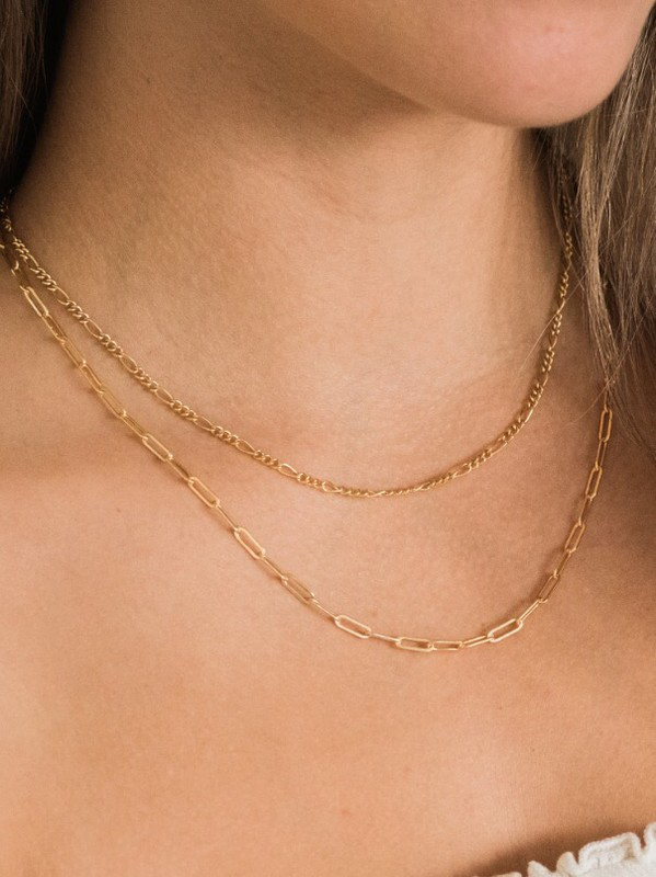 As shown, its the shorter chain. So delicate..