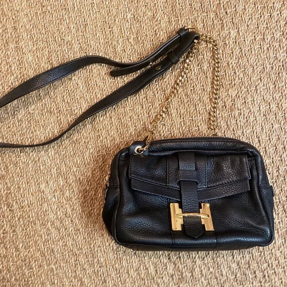 Halston Cross Body Genuine Bag/ Like Brand New